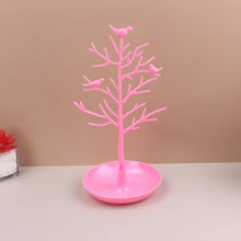 Load image into Gallery viewer, Jewelry Display Stand Tray Tree Storage Racks Earrings Necklaces Rings Jewelry Boxes Case Desktop Organizer Holder Make Up Decor
