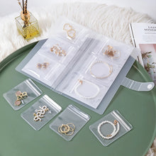 Load image into Gallery viewer, Jewelry storage box, earrings, anti oxidation ring, hand jewelry, transparent and dustproof storage bag, necklace, jewelry book,
