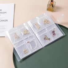 Load image into Gallery viewer, Jewelry storage box, earrings, anti oxidation ring, hand jewelry, transparent and dustproof storage bag, necklace, jewelry book,
