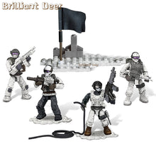 Load image into Gallery viewer, Jungle Snow Desert Combat Scene Special Force WW2 Military Toy Soldiers Action Figure Army Weapon Gun Vest Building Blocks Set
