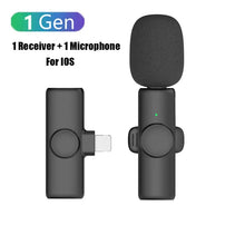 Load image into Gallery viewer, K11 Professional Wireless Lavalier Microphone for iPhone iPad Laptop Android Live Gaming Video Recording Interview Business Mic
