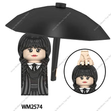 Load image into Gallery viewer, KF1908 WM2574 Wednesday Addams Building Block Movies TV Season Cartoon Mini-Figures Action Toy Bricks Kids WM2575 KF1907
