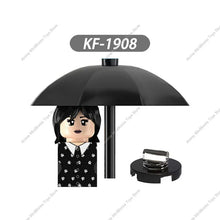 Load image into Gallery viewer, KF1908 WM2574 Wednesday Addams Building Block Movies TV Season Cartoon Mini-Figures Action Toy Bricks Kids WM2575 KF1907
