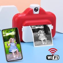 Load image into Gallery viewer, Kids Camera WIFI Instant Print Camera Thermal Printer Wireless WIFI Phone Printer 32GB Card 1080P HD Children Digital Camera Toy
