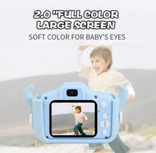 Load image into Gallery viewer, Kids Digital Camera 1080P HD2.0 Inches Color Screen Dual Selfie Video Game Children Camera 600mah battery Toy Gifts for Children
