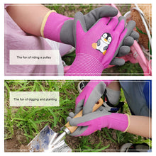 Load image into Gallery viewer, Kids Gardening Gloves ForToddlers Oil Resistant Lightweight Waterproof Safety Breathable Safe Without Odor Durable
