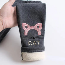 Load image into Gallery viewer, Kids Girls Winter Leggings 2023 Children Plus Velvet Warm Trousers Thick Lamb Fleece trousers Solid Color Baby Pencil Pants
