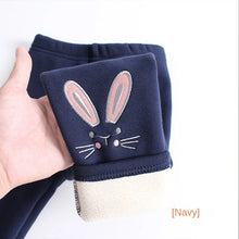 Load image into Gallery viewer, Kids Girls Winter Leggings 2023 Children Plus Velvet Warm Trousers Thick Lamb Fleece trousers Solid Color Baby Pencil Pants
