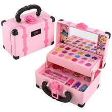 Load image into Gallery viewer, Kids Makeup Cosmetics Playing Box Princess Makeup Girl Toy Play Set Lipstick Eye Shadow Safety Nontoxic Kids Toys for Girls
