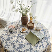 Load image into Gallery viewer, Korean Ins Floral Tablecloths Retro Cotton Linen Coffee Table Dining Cover Table Cloth Picnic Photo Background Cloth Room Decor
