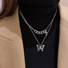 Load image into Gallery viewer, Korean Stainless Steel Choker Layered Necklace Women Punk Trendy Dainty Chain Statement Pendant Hip Hop Jewelry
