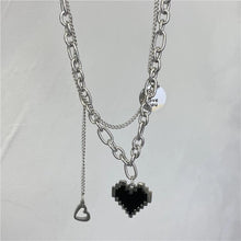 Load image into Gallery viewer, Korean Stainless Steel Choker Layered Necklace Women Punk Trendy Dainty Chain Statement Pendant Hip Hop Jewelry

