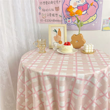 Load image into Gallery viewer, Korean Style Flower Print Table Cloth Coffee Table Dining Cover TableCloth Dining Table Cushion Tea Table Picnic Cloth
