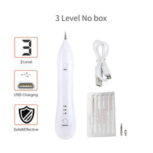 Load image into Gallery viewer, LCD Face Plasma Pen Skin tag remover pen Tattoo removal Black dot Dark Spot verrgas pencil remove warts Laser Mole Removal tools
