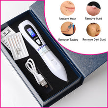 Load image into Gallery viewer, LCD Face Plasma Pen Skin tag remover pen Tattoo removal Black dot Dark Spot verrgas pencil remove warts Laser Mole
