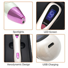 Load image into Gallery viewer, LCD Face Plasma Pen Skin tag remover pen Tattoo removal Black dot Dark Spot verrgas pencil remove warts Laser Mole Removal tools
