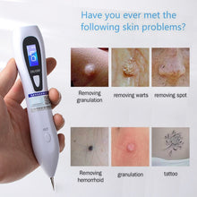Load image into Gallery viewer, LCD Face Plasma Pen Skin tag remover pen Tattoo removal Black dot Dark Spot verrgas pencil remove warts Laser Mole Removal tools
