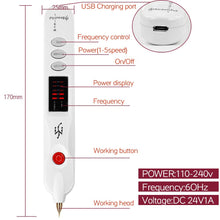 Load image into Gallery viewer, LCD Laser Plasma Pen Freckle Removal Machine Skin Mole Removal For Face Wart Tag Tattoo Remaval Pen Blackhead Beauty Care Tools
