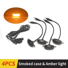 Load image into Gallery viewer, LED Front Grille Marker Lights w/Projector Lens Assembly Compatible with Cars, Pickups, Trucks, SUV, Trailer, 3000K Amber
