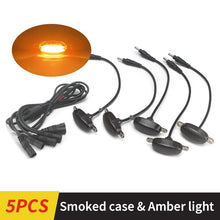Load image into Gallery viewer, LED Front Grille Marker Lights w/Projector Lens Assembly Compatible with Cars, Pickups, Trucks, SUV, Trailer, 3000K Amber
