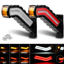 Load image into Gallery viewer, LED Side Marker Lights Trailer Side Lamp Flowing Turn Signal Lamp For Car Truck Tractor SUV Bus Boat Lorry Pickup Van RV 12V 24V
