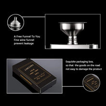 Load image into Gallery viewer, Stainless Steel Hip Flask with Funnel Pocket Hip Flask Alcohol Whiskey Hip Flask Screw Cap
