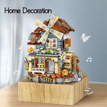 Load image into Gallery viewer, LOZ 1239 mini Blocks Kids Building Toys DIY Bricks Girls Gift Music Box Chinese Windmill House
