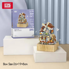 Load image into Gallery viewer, LOZ 1239 mini Blocks Kids Building Toys DIY Bricks Girls Gift Music Box Chinese Windmill House
