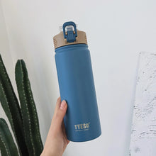 Load image into Gallery viewer, Large Capacity Double Stainless Steel Thermos Mug With Straw Portable Vacuum Flasks Creative Thermal Bottle Tumbler Thermocup
