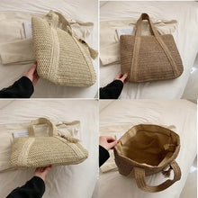Load image into Gallery viewer, Large Capacity Weave Tote Summer Beach Straw Handbag Tassel Design Female Bohemian Shoulder Bag for Women Ladies Travel Bag
