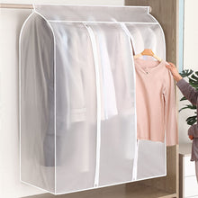 Load image into Gallery viewer, Large Clothes Dust Cover Garment Suit Dress Coat Waterproof Dustproof Clothes Protector Hanging Organizer Wardrobe Storage Bag
