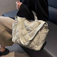 Load image into Gallery viewer, Large capacity Tote Bags for Women Shoulder Side Bag Fashion Space cotton Shopper Shopping Bags cute Ladies Totes 2022 Winter
