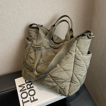 Load image into Gallery viewer, Large capacity Tote Bags for Women Shoulder Side Bag Fashion Space cotton Shopper Shopping Bags cute Ladies Totes 2022 Winter
