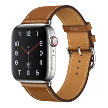 Load image into Gallery viewer, Leather strap For Apple watch band 44mm 40mm 38mm 42mm iWatch Single tour bracelet Apple watch 5 4 3 se 6
