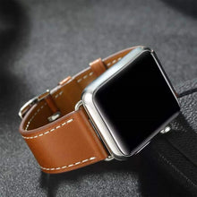 Load image into Gallery viewer, Leather strap For Apple watch band 44mm 40mm 38mm 42mm iWatch Single tour bracelet Apple watch 5 4 3 se 6
