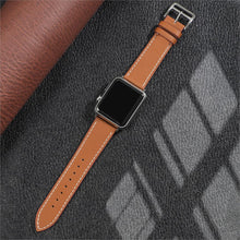 Load image into Gallery viewer, Leather strap For Apple watch band 44mm 40mm 38mm 42mm iWatch Single tour bracelet Apple watch 5 4 3 se 6
