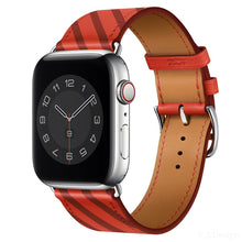 Load image into Gallery viewer, Leather strap For Apple watch band 44mm 40mm 38mm 42mm iWatch Single tour bracelet Apple watch 5 4 3 se 6
