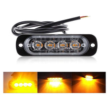 Load image into Gallery viewer, Led Strobe Warning Light cheap Strobe Grille Flashing Lightbar Truck Car Beacon Lamp Amber Traffic Light 12V - 24V car Led light
