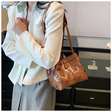 Load image into Gallery viewer, Luxury   Bag s-grade Woven Handbag for Women Basket Tote Bag Elegant Laser Silver Handbag Lady Cross Bags Designer's

