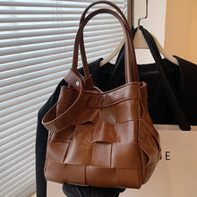 Load image into Gallery viewer, Luxury   Bag s-grade Woven Handbag for Women Basket Tote Bag Elegant Laser Silver Handbag Lady Cross Bags Designer's
