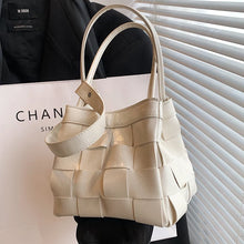 Load image into Gallery viewer, Luxury   Bag s-grade Woven Handbag for Women Basket Tote Bag Elegant Laser Silver Handbag Lady Cross Bags Designer's
