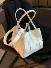 Load image into Gallery viewer, Luxury   Bag s-grade Woven Handbag for Women Basket Tote Bag Elegant Laser Silver Handbag Lady Cross Bags Designer's
