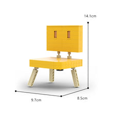 Load image into Gallery viewer, MOC Anime Figure Suzumeds Sōta Munakata Chair Cartoon Kits Building Blocks Home Decor Room Scene Bricks Toys for Children
