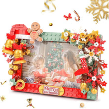 Load image into Gallery viewer, MOC Creative Christmas Fun Desk Mirror Bricks Santa Claus Gingerbread House Sets Building Block Decoration Toys Kids Boys Gifts
