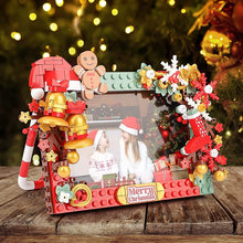 Load image into Gallery viewer, MOC Creative Christmas Fun Desk Mirror Bricks Santa Claus Gingerbread House Sets Building Block Decoration Toys Kids Boys Gifts
