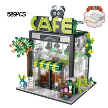 Load image into Gallery viewer, MOC Creative Flower Bouquet Store House Model Building Block City View Holiday Summer Coffee Shop Bricks Girls Toys Kids Gifts

