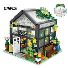 Load image into Gallery viewer, MOC Creative Flower Bouquet Store House Model Building Block City View Holiday Summer Coffee Shop Bricks Girls Toys Kids Gifts
