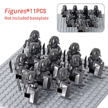 Load image into Gallery viewer, MOC Medieval Dwarf Warrior Elves Knights lotr Figures Building Blocks Accessories Armor Shield Weapon DIY Toys For Children gift
