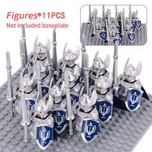 Load image into Gallery viewer, MOC Medieval Dwarf Warrior Elves Knights lotr Figures Building Blocks Accessories Armor Shield Weapon DIY Toys For Children gift
