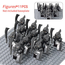 Load image into Gallery viewer, MOC Medieval Dwarf Warrior Elves Knights lotr Figures Building Blocks Accessories Armor Shield Weapon DIY Toys For Children gift
